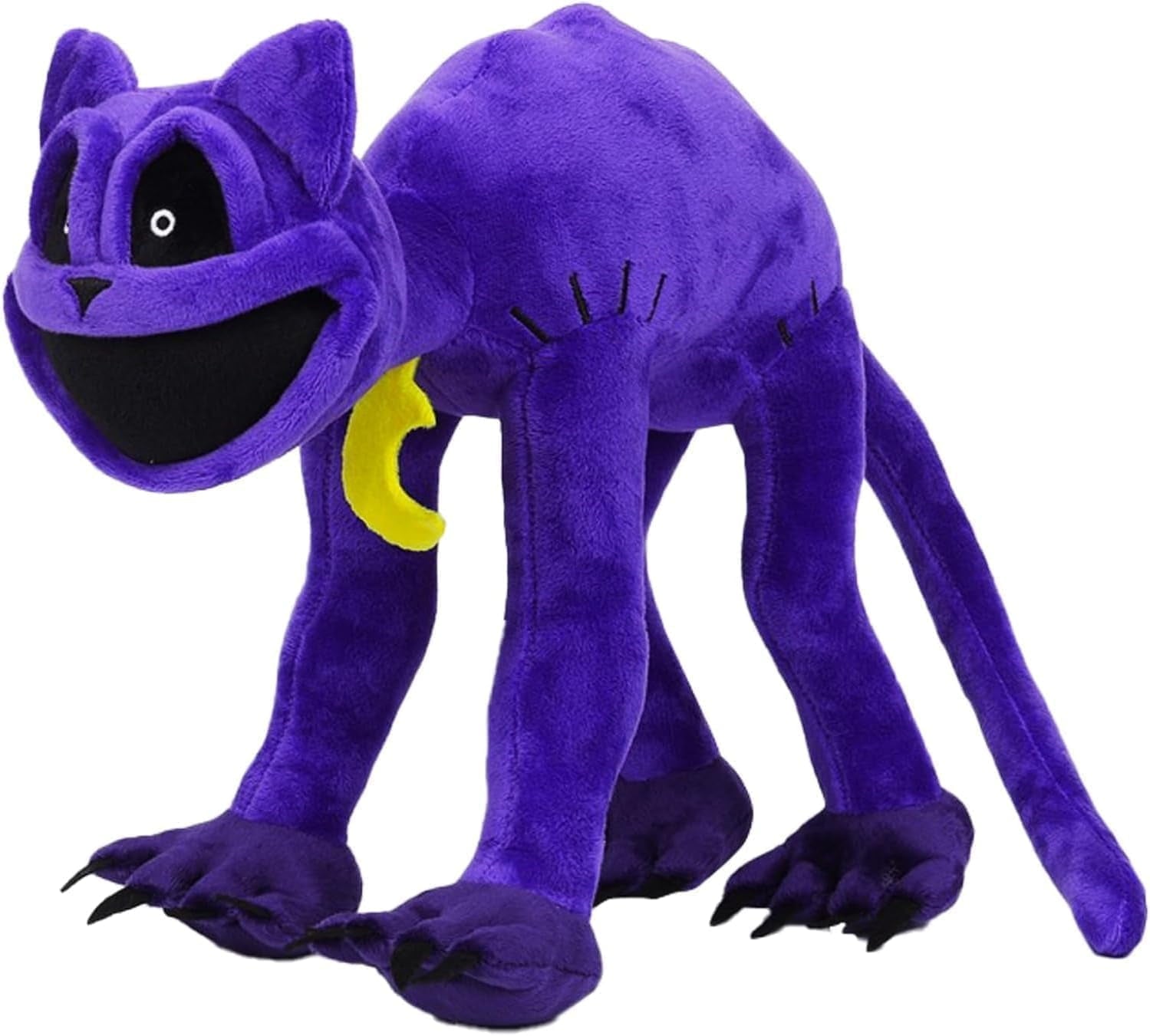 Purple Monster Cat Plush Toy – 11.8" Soft Stuffed Animal Doll for Kids & Collectors