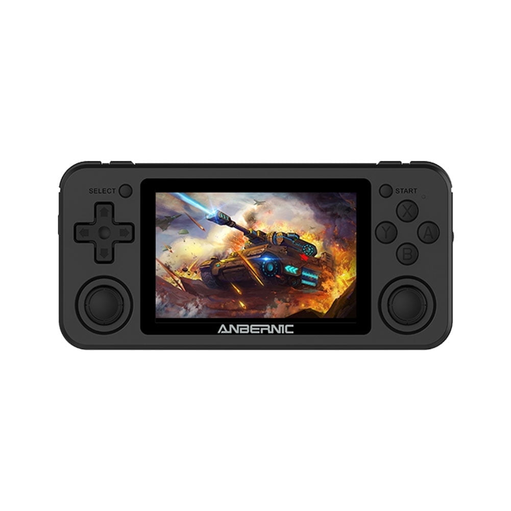 RG35XX H Handheld Game Console – 3.5" IPS HD Screen, WiFi, 64GB, 3300mAh Battery – Transparent Purple