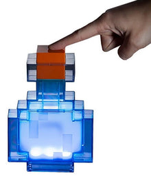 Minecraft Potion Bottle LED Desk Lamp – 7" Color-Changing Night Light