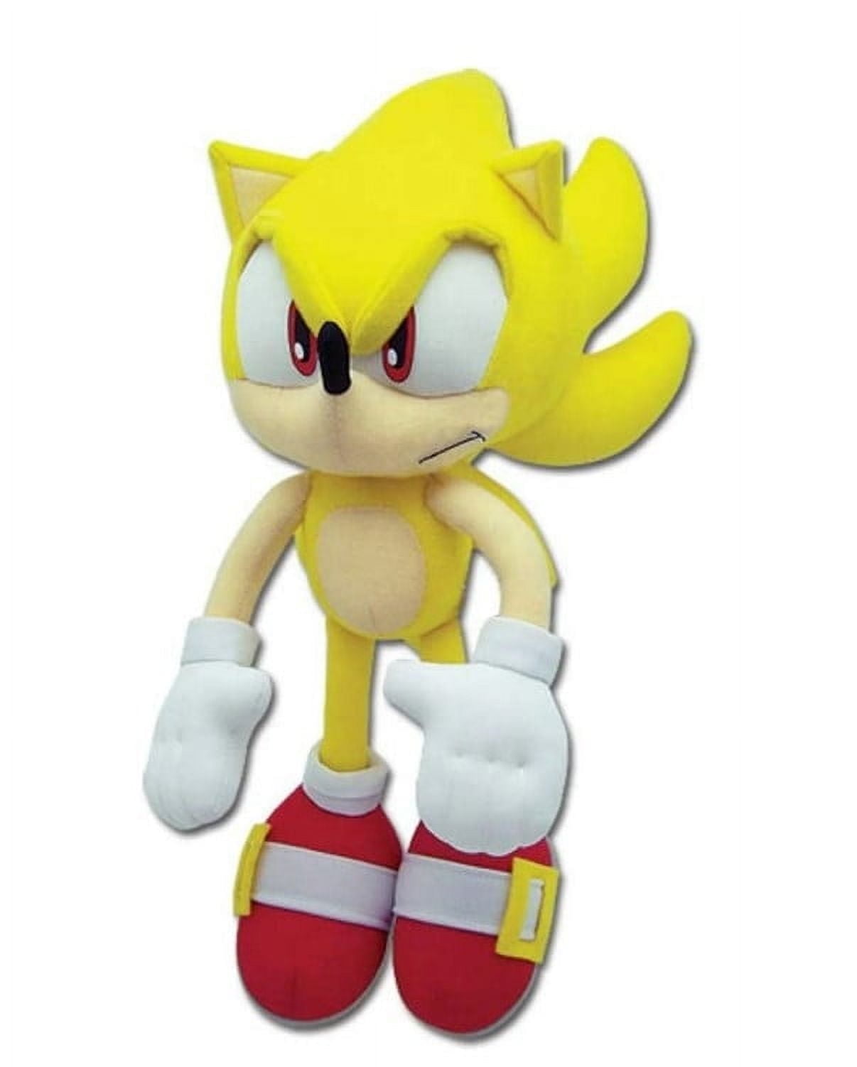 12" Super Sonic Plush – Sonic the Hedgehog 3 Movie Stuffed Toy for Kids & Fans