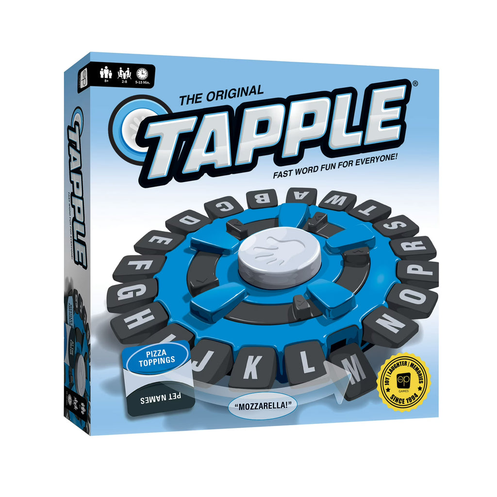 Tapple Word Game by USAopoly – Fast-Paced Family Board Game, 2–8 Players, Ages 8+