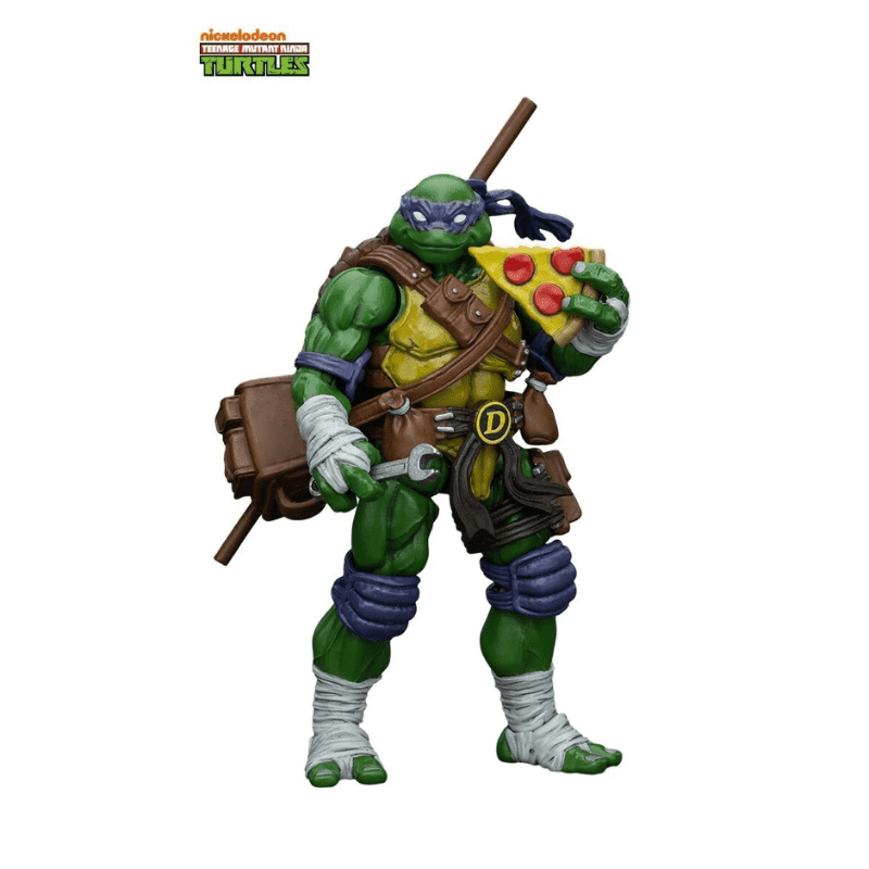 Teenage Mutant Ninja Turtles 4-Pack – 1:18 Scale Action Figures with Weapons | Collectible TMNT Toys for Kids & Fans