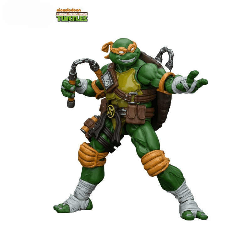 Teenage Mutant Ninja Turtles 4-Pack – 1:18 Scale Action Figures with Weapons | Collectible TMNT Toys for Kids & Fans