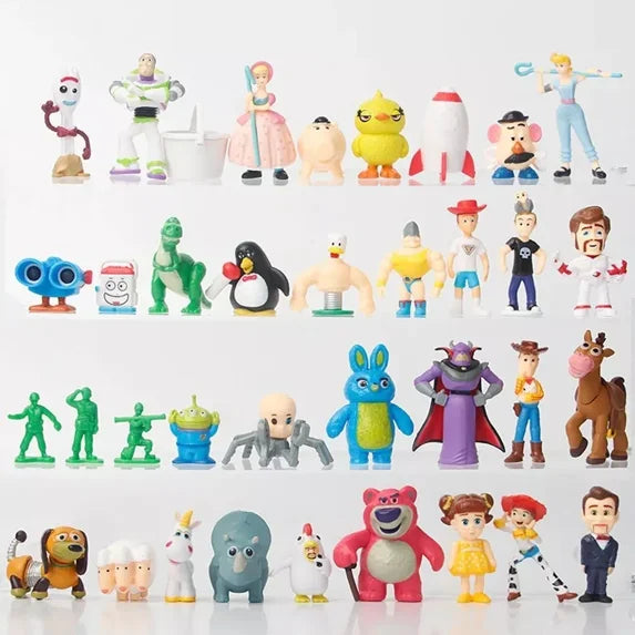 Toy Story Action Figures Cake Toppers – 36 PCS Mini Characters for Birthday Cakes