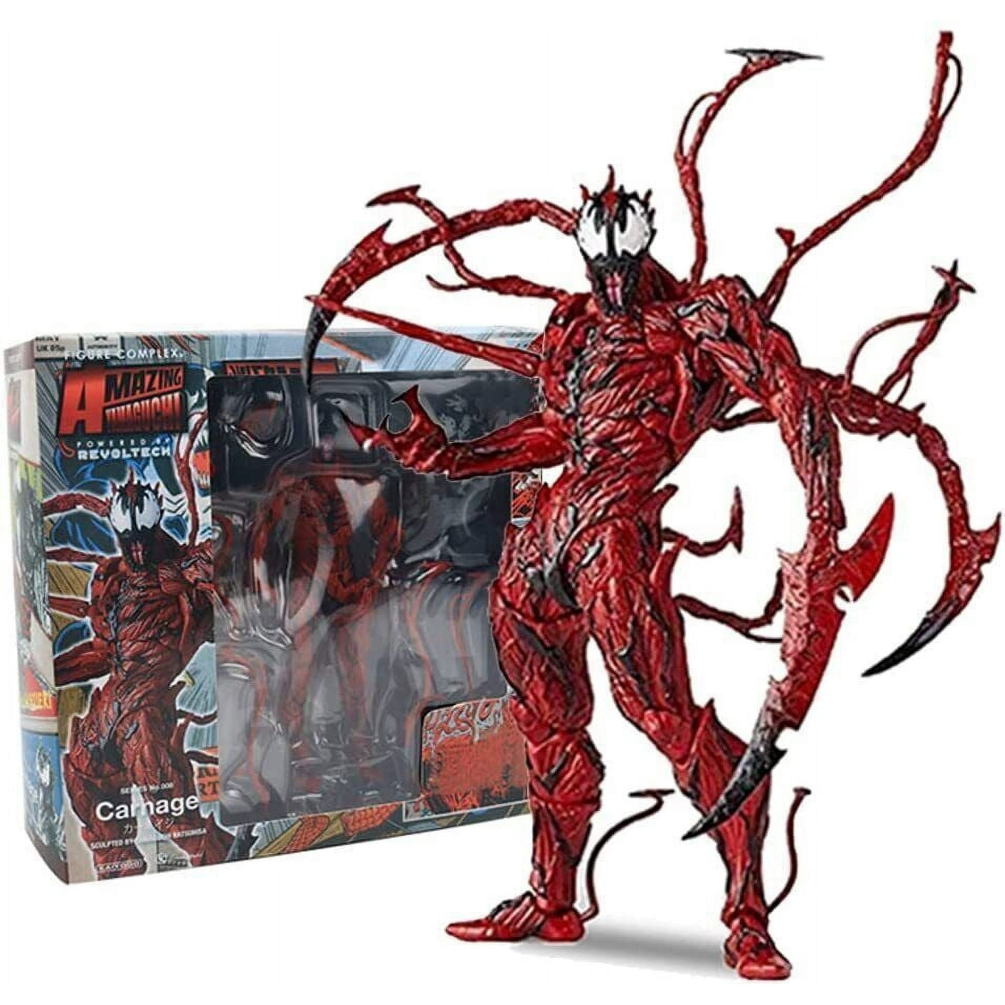 Venom & Carnage Action Figures – Movable PVC Collectible Model Toys for Fans & Kids