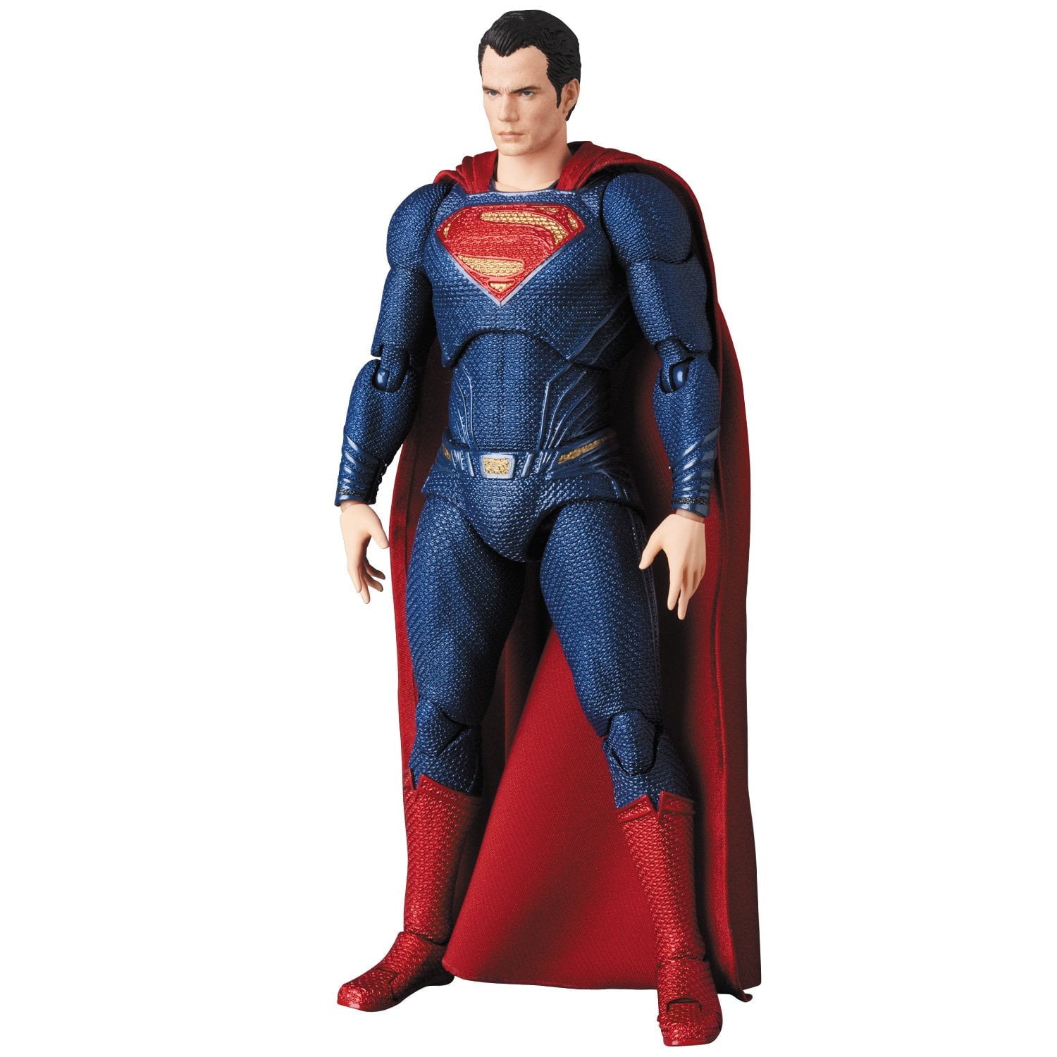 DC MAFEX Superman Action Figure – Justice League Collectible 6" Poseable Figure with Accessories