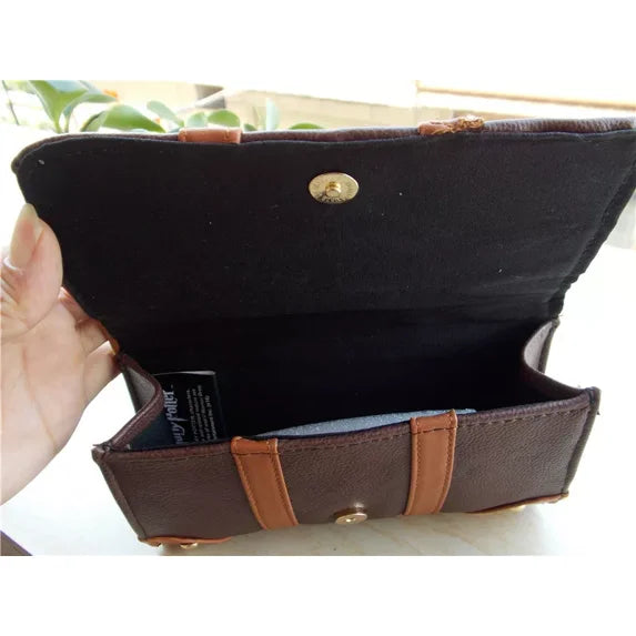 Harry Potter Hogwarts PU School Badge Wallet Bag Package Christmas Gift