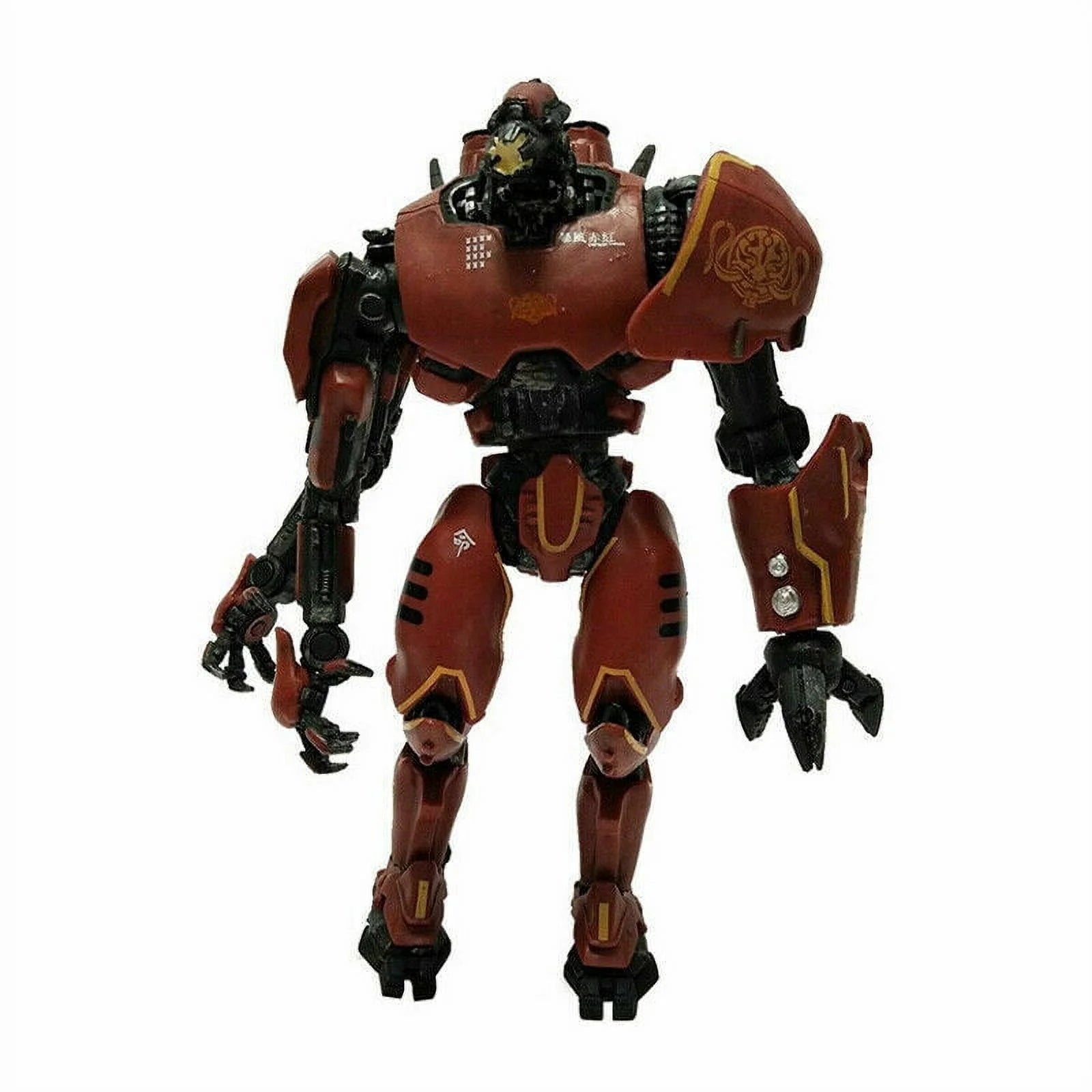 Pacific Rim Crimson Typhoon Jaeger Action Figure – 7" Red Robot Model Collectible Toy, Durable PVC for Kids & Fans