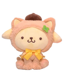 9-Inch Sanrio Plush Toys – Hello Kitty, Kuromi, Cinnamoroll & My Melody Plush Pillow (Light Yellow) | Soft Collectible Gift