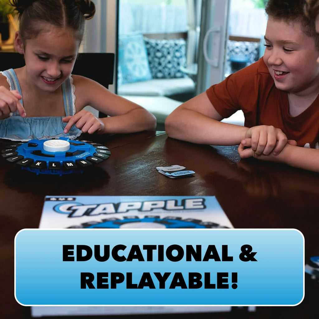 Tapple Word Game by USAopoly – Fast-Paced Family Board Game, 2–8 Players, Ages 8+