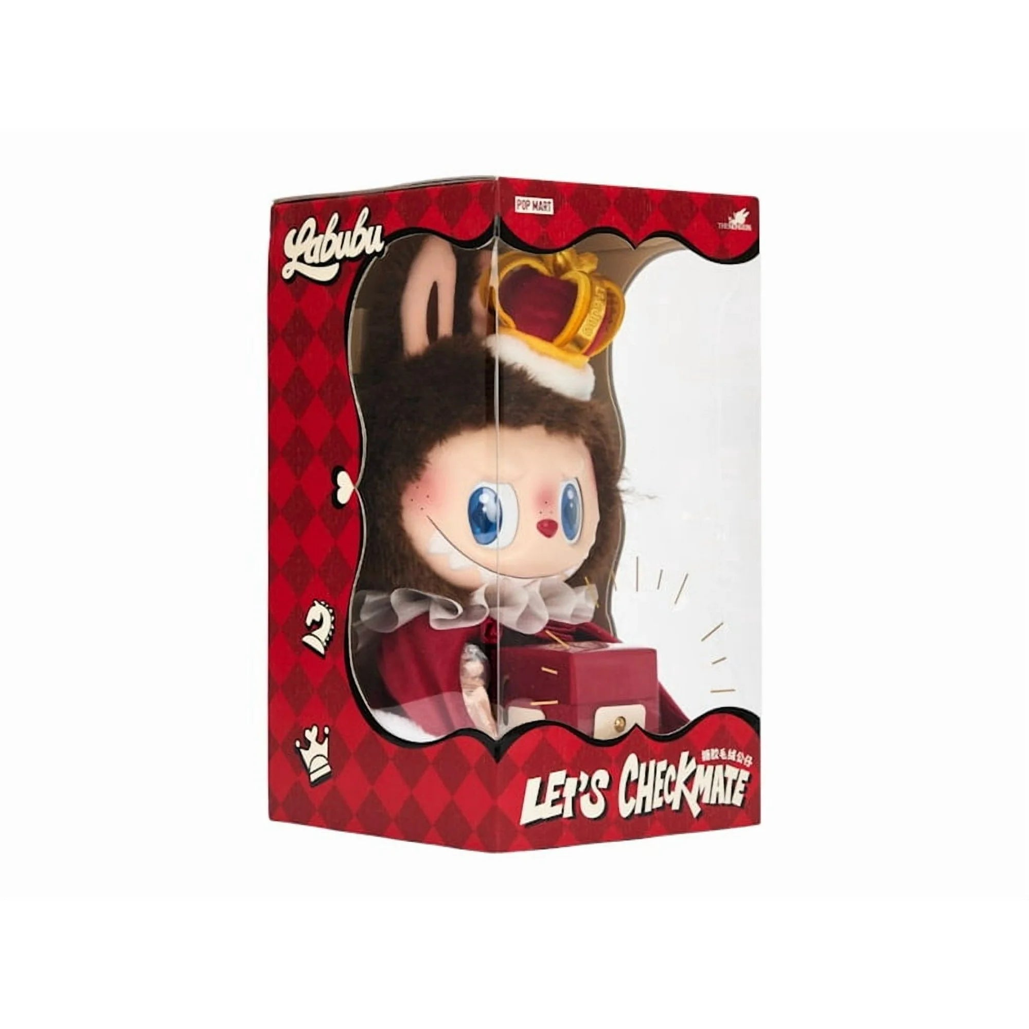 POP MART The Monsters Let’s Checkmate Series Large 37cm / 14.57" Vinyl Plush Doll – Authentic 2025 Collectible