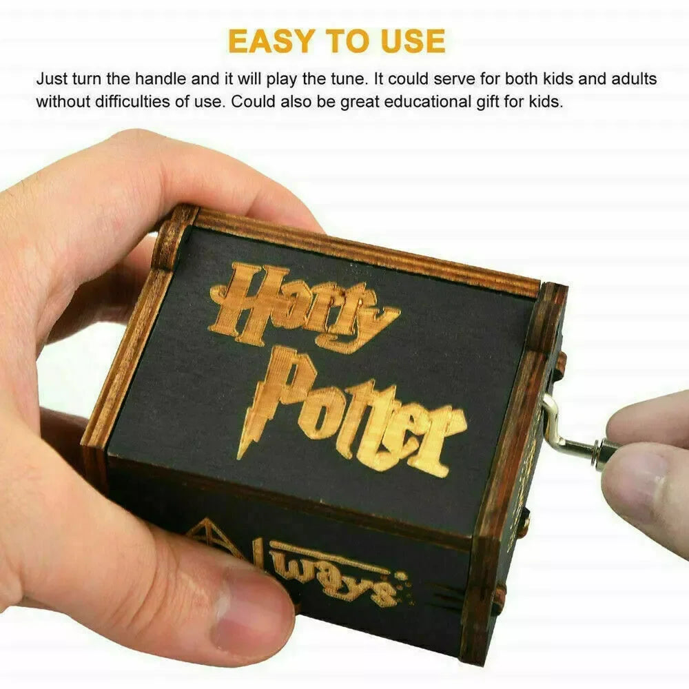 Harry Potter Wind-Up Black Music Box