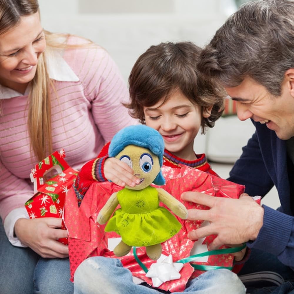 Inside Out 2 Joy Plush Toy – 8.9" Soft Stuffed Doll Pillow for Kids & Collectors