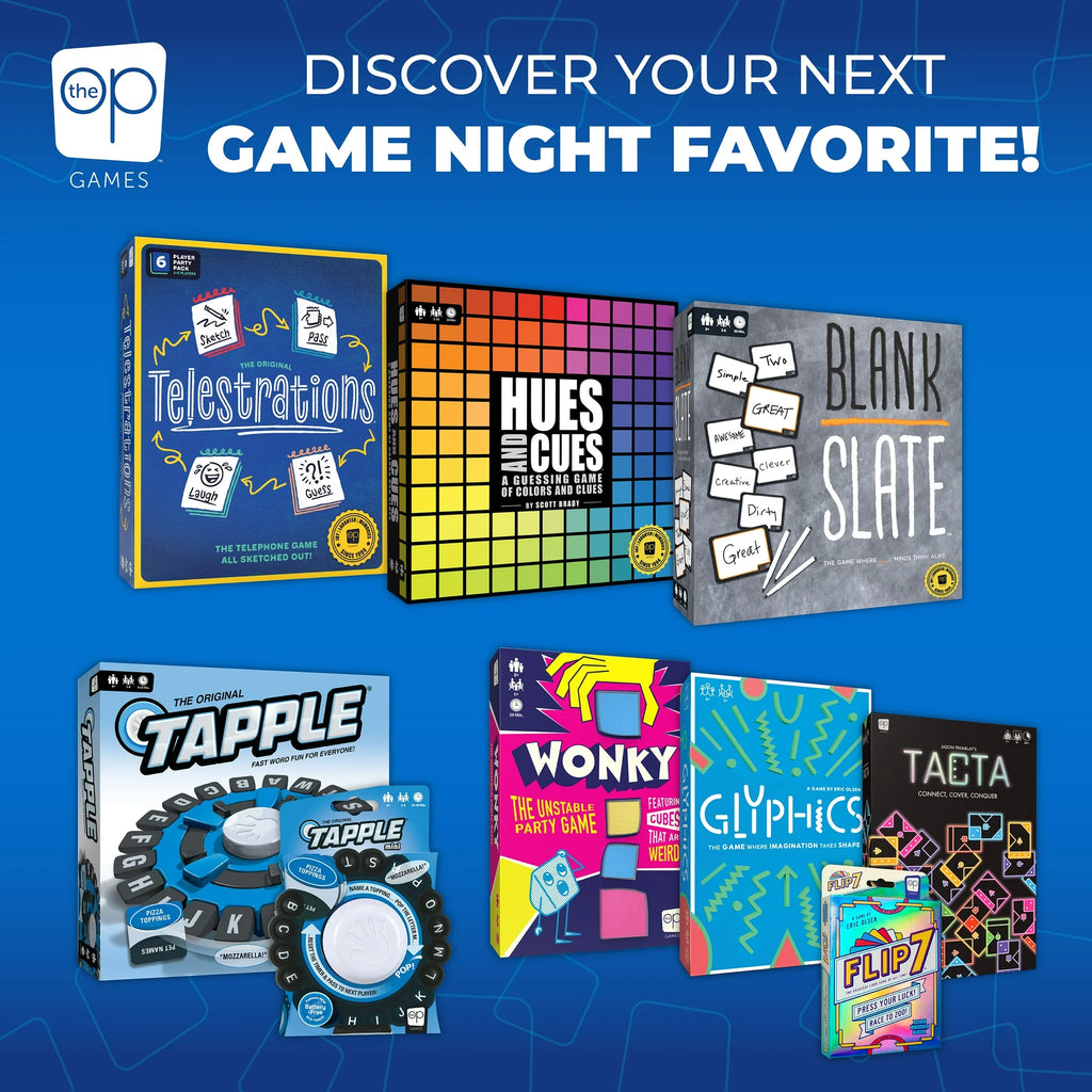 Tapple Word Game by USAopoly – Fast-Paced Family Board Game, 2–8 Players, Ages 8+