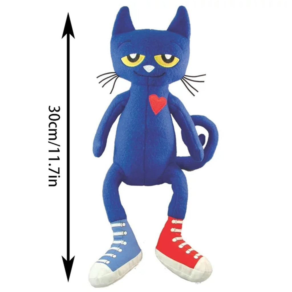 Pete the Cat Plush Toy – 11.7" Soft Stuffed Animal Storybook Character for Kids Ages 3+