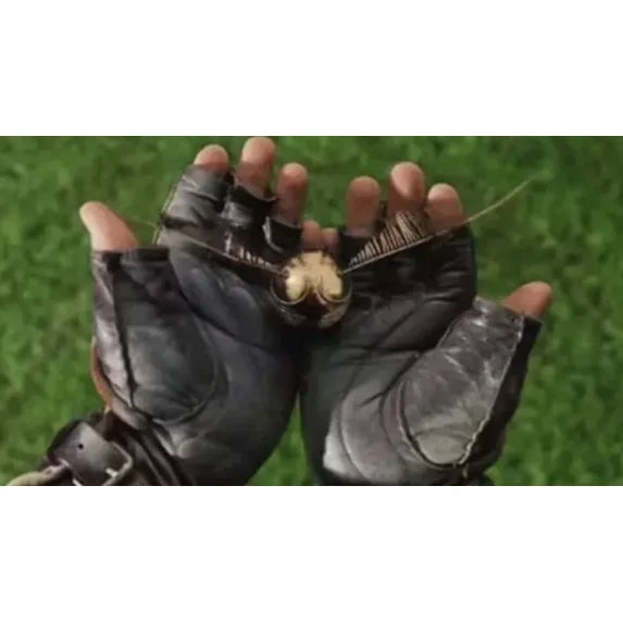 Golden Snitch Wings Jewelry Ring Box – Brass Wedding Proposal Box, 1.5" Square Gift Case