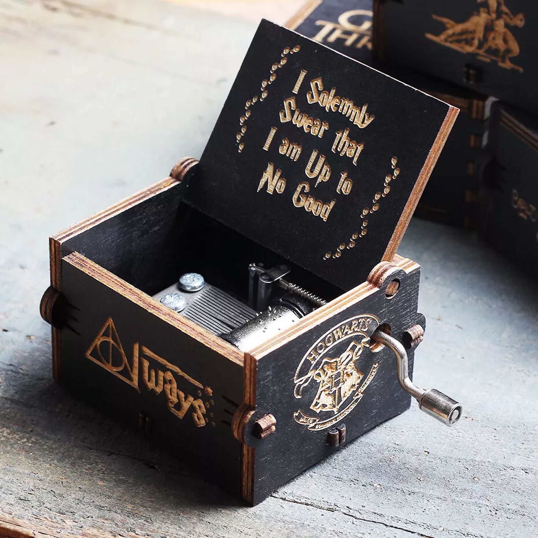 Harry Potter Wind-Up Black Music Box
