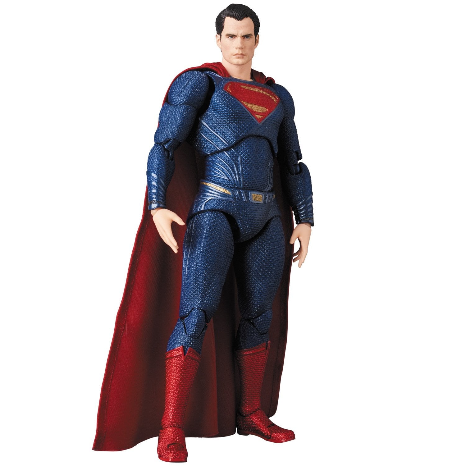 DC MAFEX Superman Action Figure – Justice League Collectible 6" Poseable Figure with Accessories
