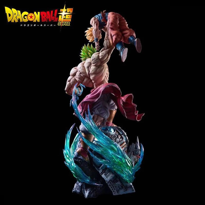 Dragon Ball Z Broly vs Goku Figure – 11" Collectible Anime Battle Statue with Box