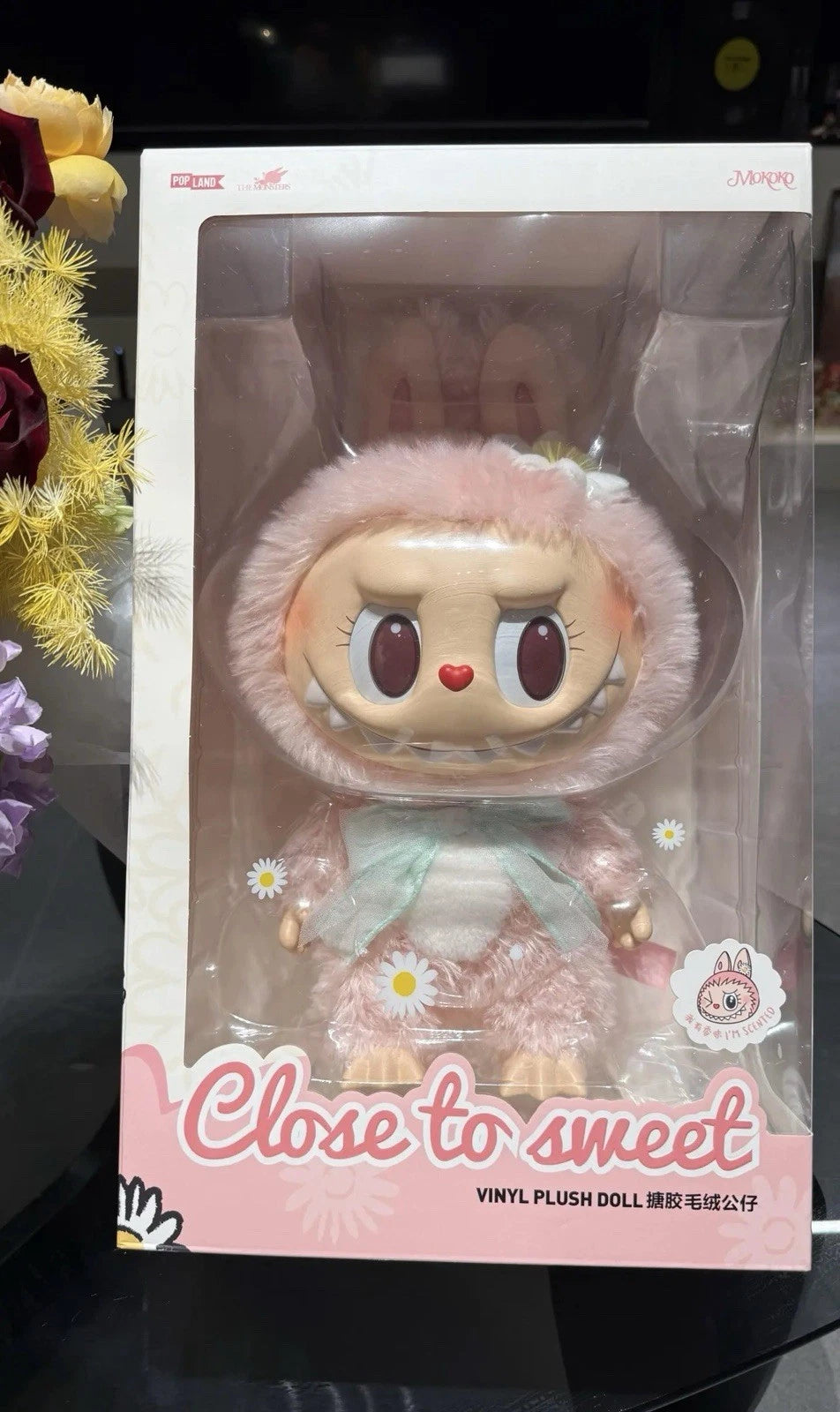 Pop Mart Labubu Mokoko Close to Sweet Large Vinyl Plush Collectible (14.96 Inches)