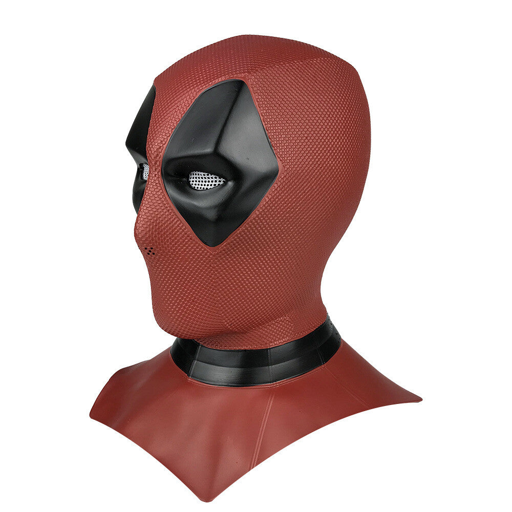 Deadpool Full Face Latex Mask – Realistic Cosplay Helmet for Halloween & Costume Parties