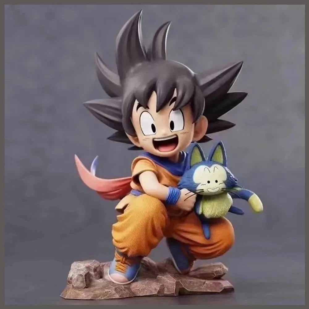 Dragon Ball Little Goku with Puer Ya Mu Tea – 4" PVC Collectible Figure in Box