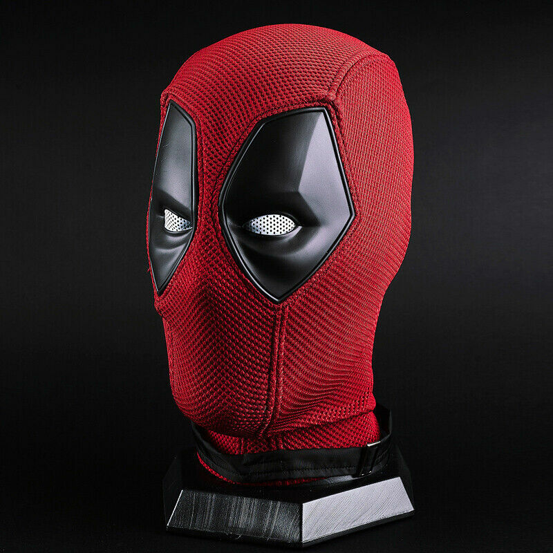Deadpool Full Face Knit Mask – High-Quality Breathable Cosplay Helmet with Clear Vision