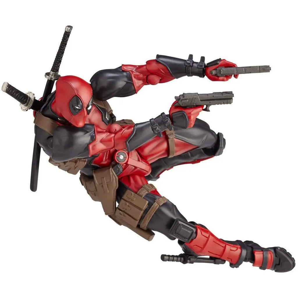 Deadpool Action Figure – Fully Movable Collectible Model Toy with Replacement Accessories & Gift Box