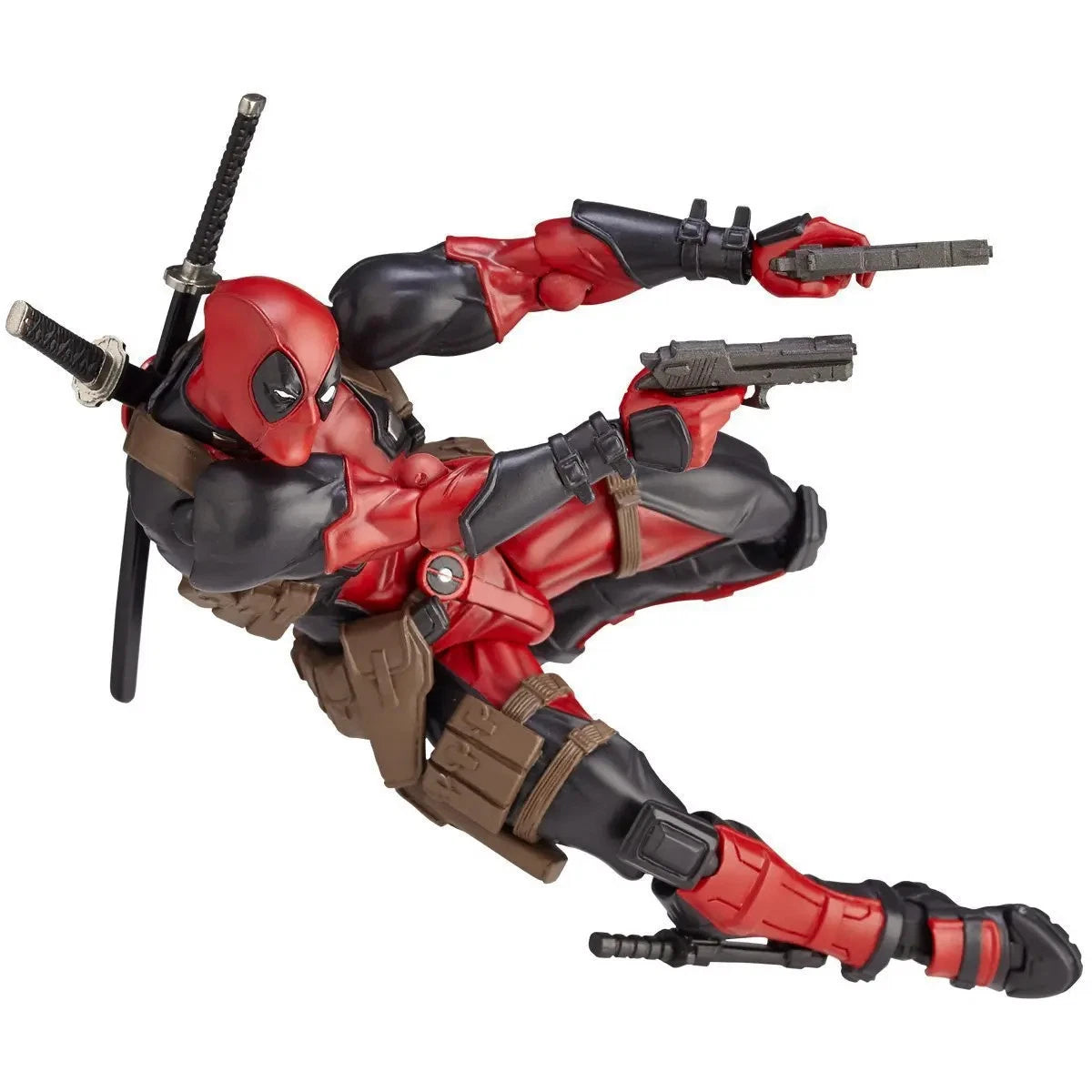Deadpool Action Figure – Fully Movable Collectible Model Toy with Replacement Accessories & Gift Box