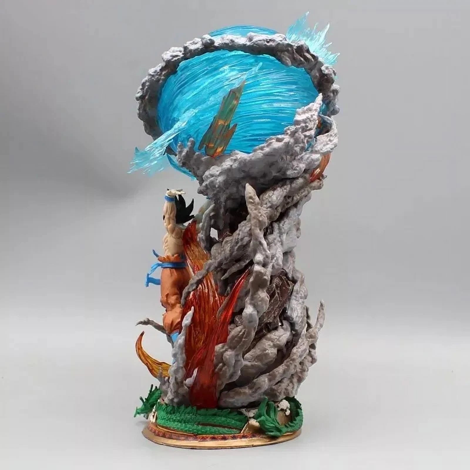 9" Dragon Ball Z Goku Statue Lamp – Son Goku Spirit Bomb Genki Dama Figure with Box