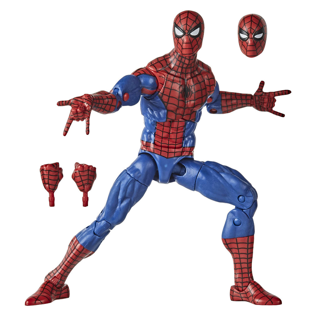 Marvel Legends Retro Spider-Man 6-Inch Action Figure – Collectible Marvel Toy (Dented Package Discount)