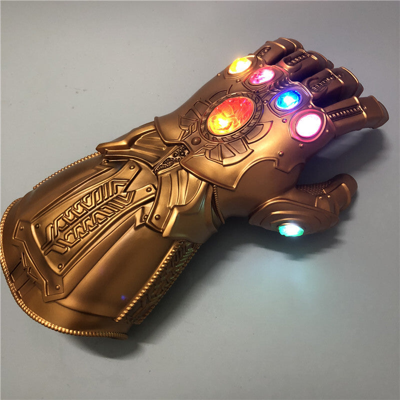 Thanos Infinity Gauntlet LED Light Glove – Gold Avengers Kids Cosplay Costume Prop