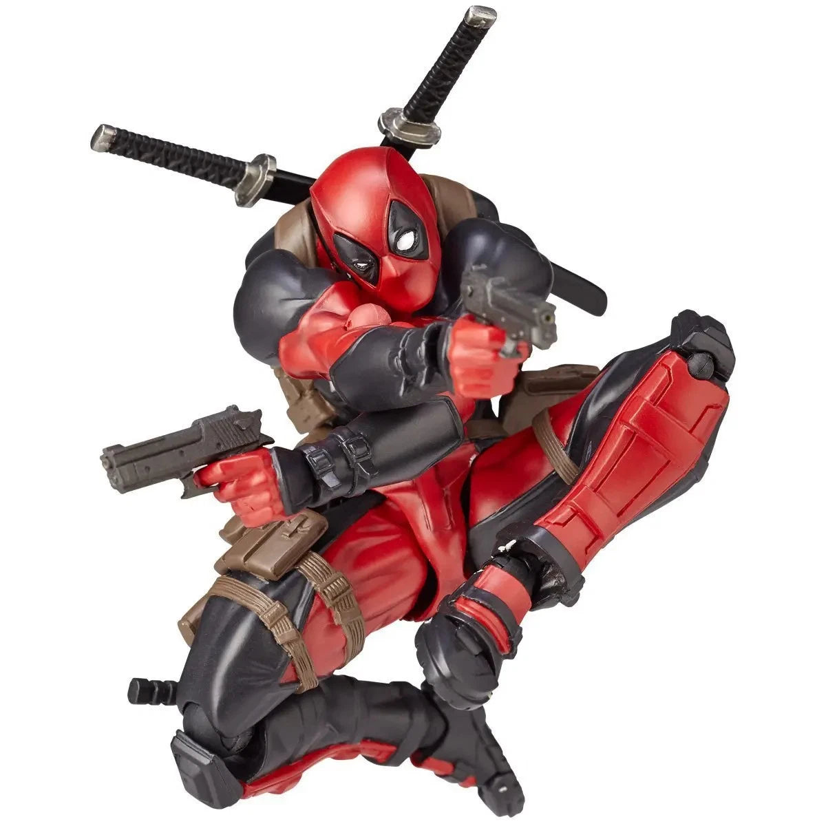 Deadpool Action Figure – Fully Movable Collectible Model Toy with Replacement Accessories & Gift Box