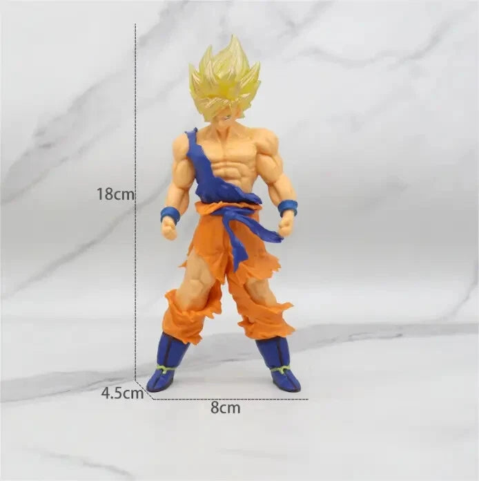 6 PCS Dragon Ball Z Action Figures Set – Super Saiyan Goku & Blue Vegeta Collectible Toys