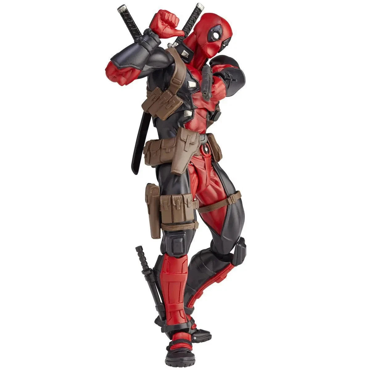 Deadpool Action Figure – Fully Movable Collectible Model Toy with Replacement Accessories & Gift Box