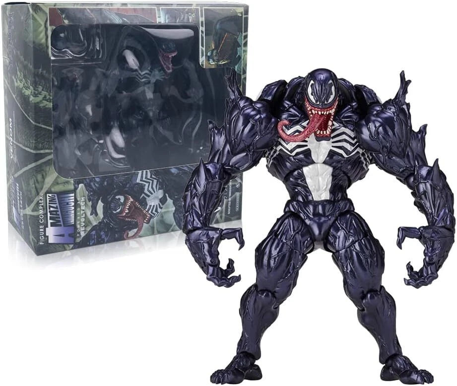 Venom Carnage Action Figure – Collectible PVC Toy with Movable Joints for Kids & Fans