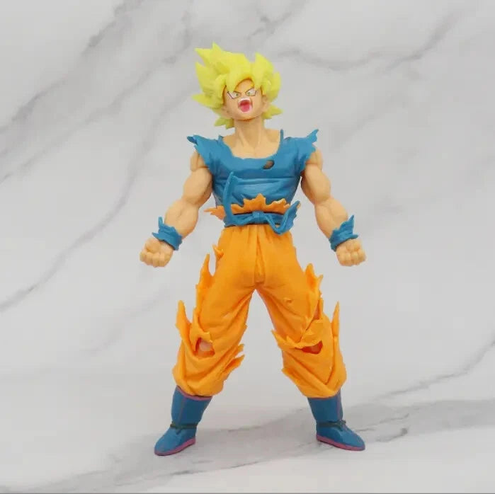 6 PCS Dragon Ball Z Figures Set – Super Saiyan Goku & Blue Vegeta Collectible Anime Toys