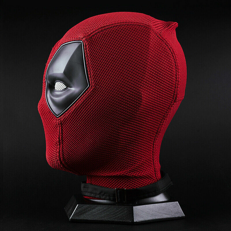Deadpool Full Face Knit Mask – High-Quality Breathable Cosplay Helmet with Clear Vision