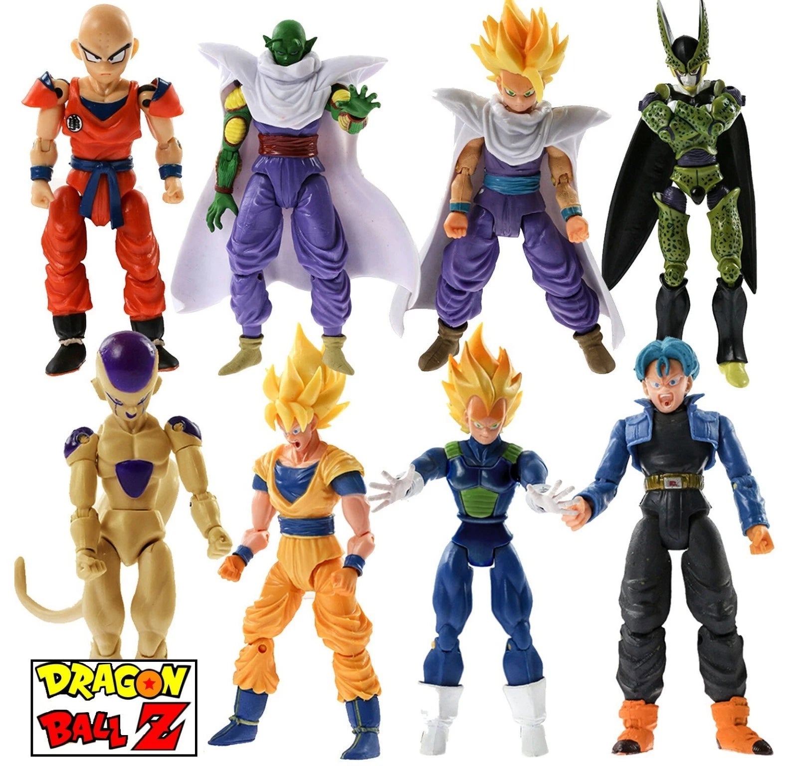Dragon Ball Z Action Figures Set – 8PCS Movable Joint Collectible Toys for Kids & Fans