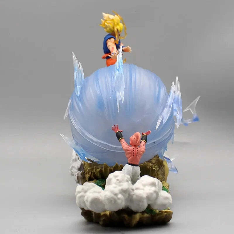 Dragon Ball Z Son Goku vs Majin Buu Statue – 9" Collectible GK Action Figure Toy