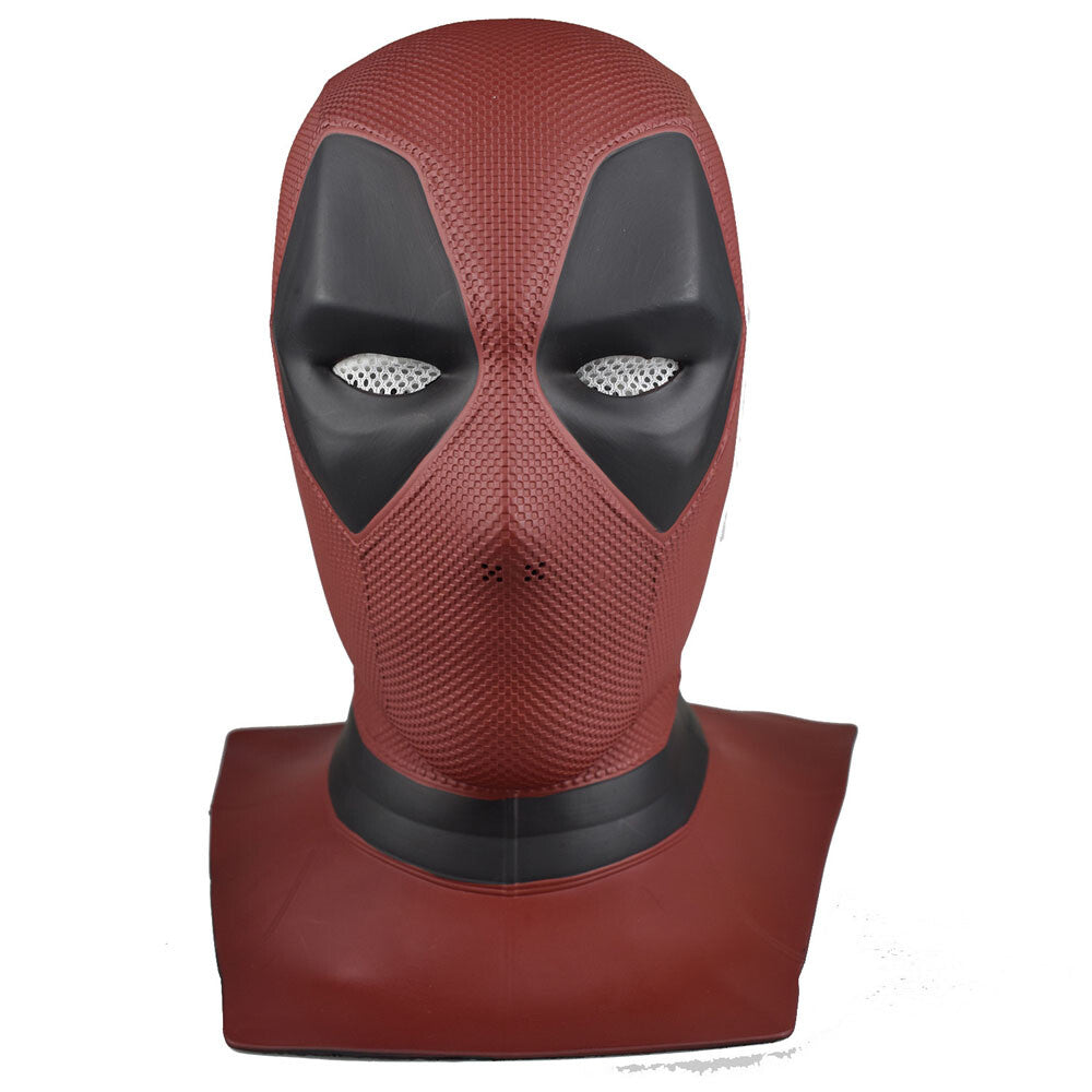 Deadpool Full Face Latex Mask – Realistic Cosplay Helmet for Halloween & Costume Parties