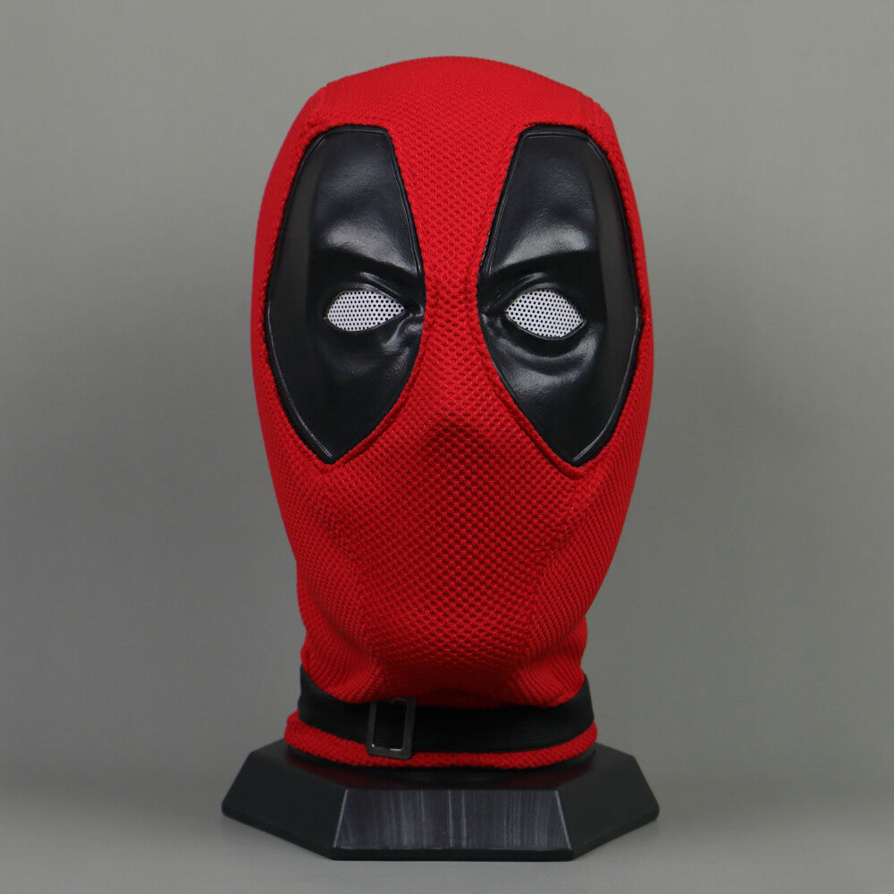 Deadpool Full Face Knit Mask – High-Quality Breathable Cosplay Helmet with Clear Vision
