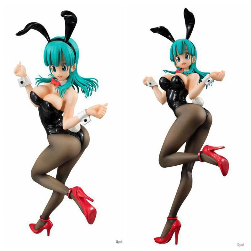 Dragon Ball Z Bulma Bunny Girl Collectible Action Figure – 7.5" Anime Figurine Model Toy