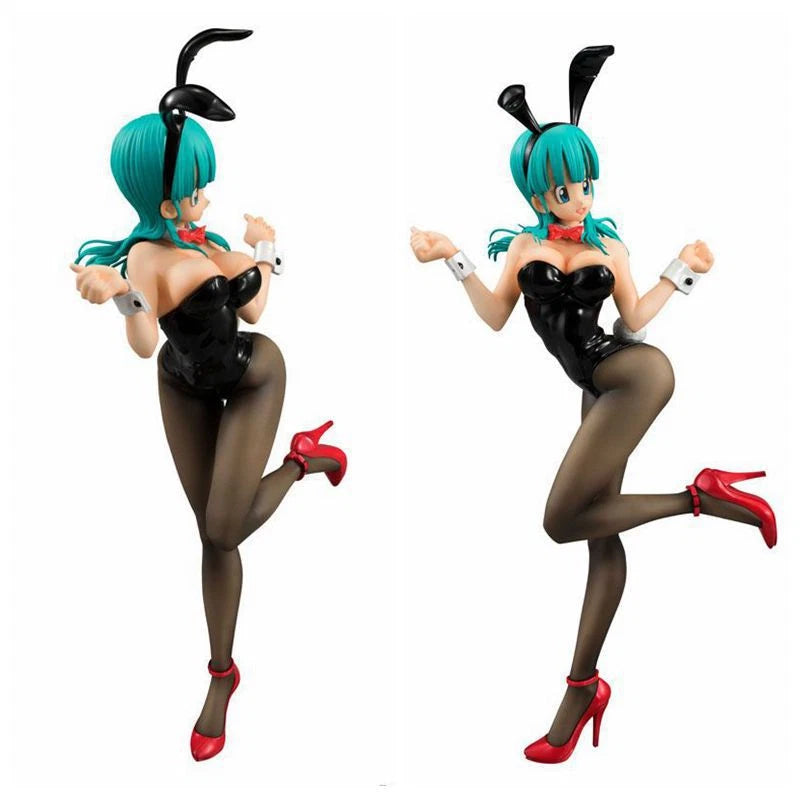 Dragon Ball Z Bulma Bunny Girl Collectible Action Figure – 7.5" Anime Figurine Model Toy