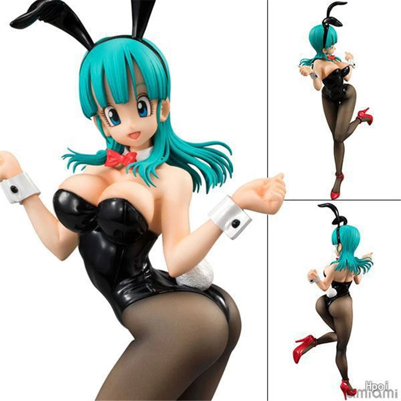 Dragon Ball Z Bulma Bunny Girl Collectible Action Figure – 7.5" Anime Figurine Model Toy