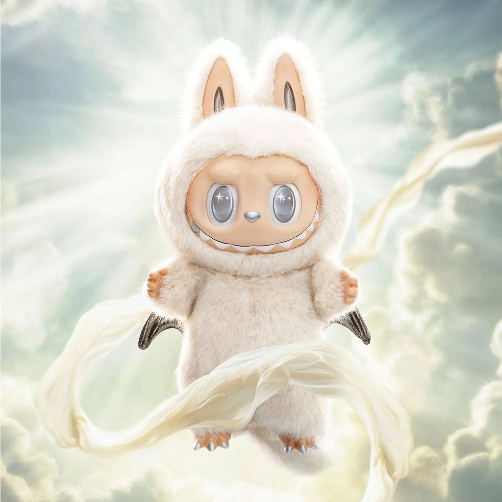 23" POPMART Labubu Zimomo 2025 Little Angel in Clouds with Tote Bag – Authentic Giant Plush