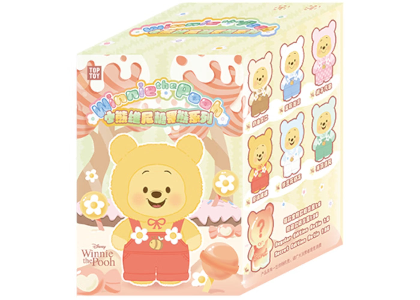 6 PCS Authentic Winnie the Pooh Labubu Plush Toy Set – Limited Edition Collectible Dolls